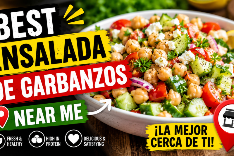 Best Ensalada de Garbanzos Near Me – Top Local Spots for Fresh Chickpea Salads