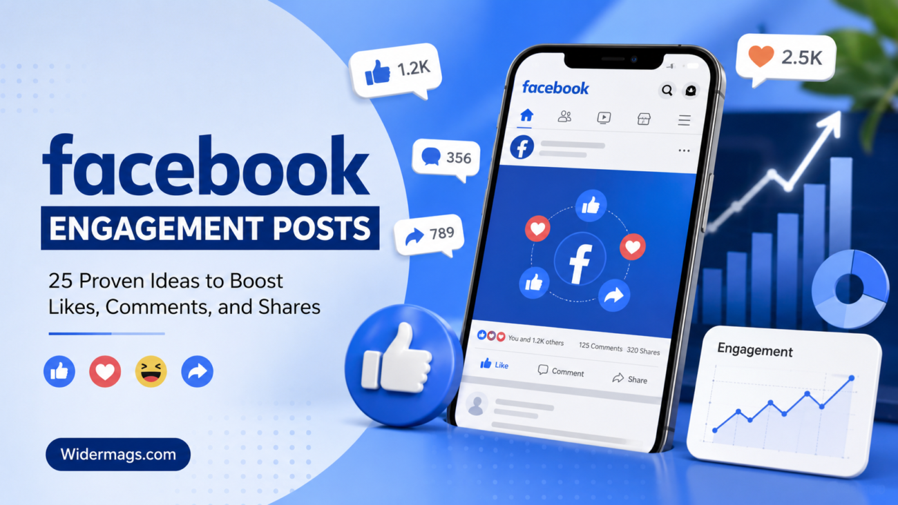 Facebook engagement posts designed to increase likes comments and shares