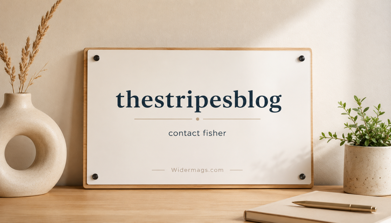 TheStripesBlog Contact Fisher complete guide to contact information, support, and communication options.
