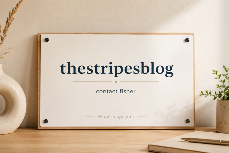TheStripesBlog Contact Fisher complete guide to contact information, support, and communication options.